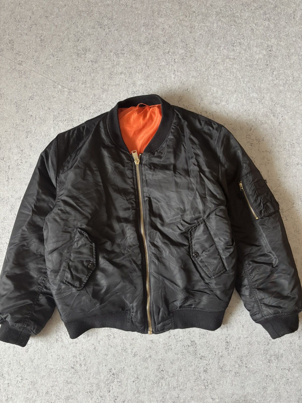 Fostex Garments × Vintage VINTAGE FOSTEX BLACK BOMBER JACKET Size US L / EU 52-54 / 3 - 2 Thumbnail