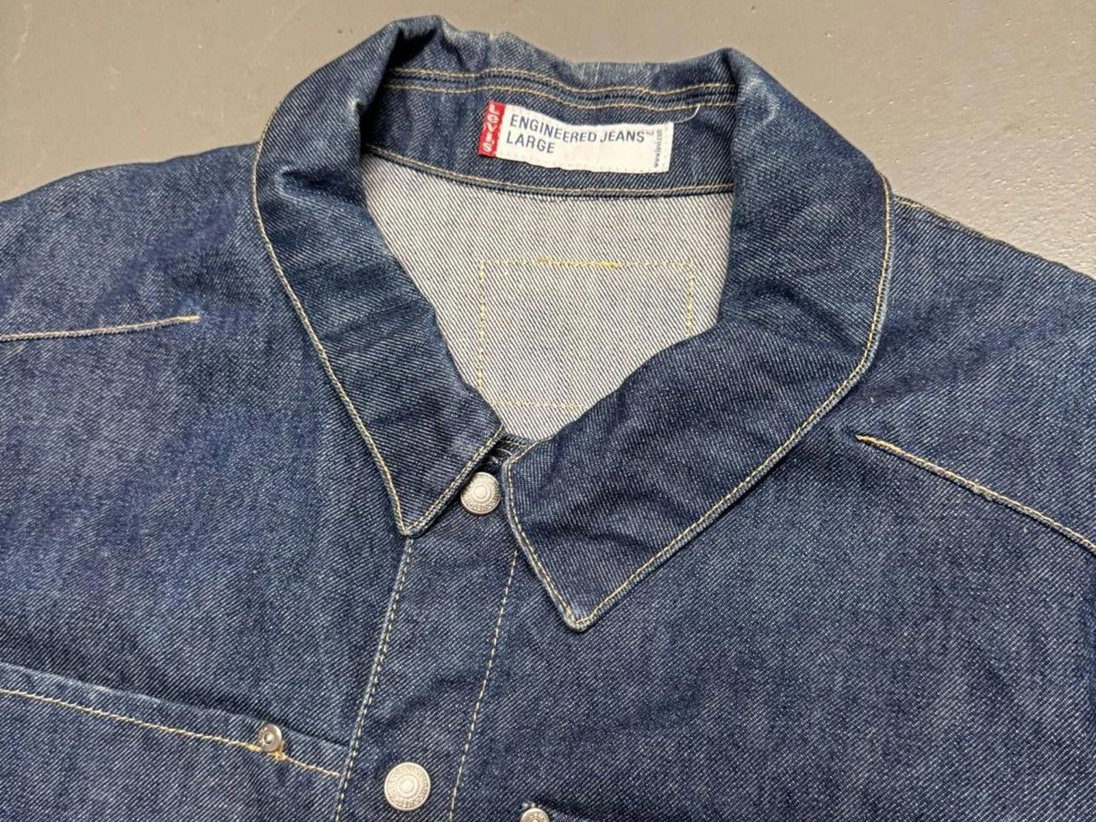 Levi's Levi's Engineered Jeans Jacket - Large Denim Casual Wear Size US L / EU 52-54 / 3 - 3 Thumbnail