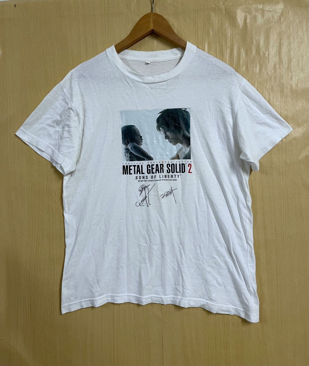 Optic Gaming × Vintage Vintage Gaming T shirt Metal Gear Solid M Sons of Liberty Size US M / EU 48-50 / 2 - 1 Thumbnail