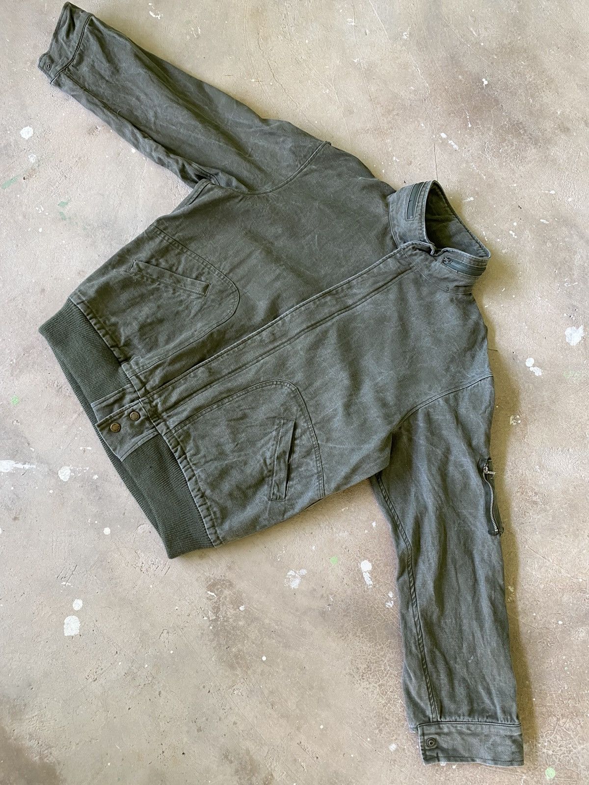 Japanese Brand Evenriver Hidden Hood Military Bomber Jacket Size US L / EU 52-54 / 3 - 5 Thumbnail