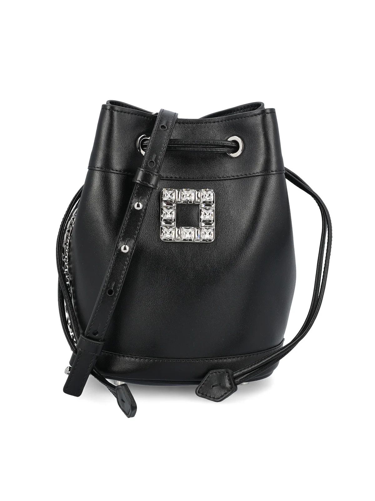 Roger Vivier o1s22i1n0824 Size: OS / Leather Vivier Bucket Bag in Black Size ONE SIZE - 1 Thumbnail