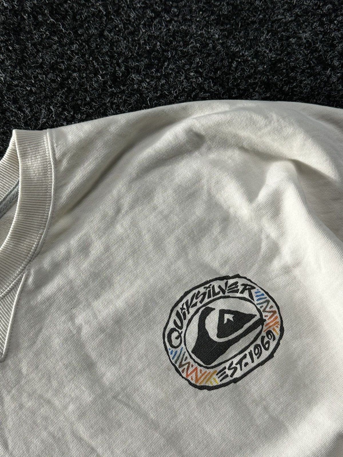 Quicksilver × Vintage 🚨Crazy Vintage Quicksilver BOXY Sweatshirt Size M SURF rare Size US M / EU 48-50 / 2 - 3 Thumbnail