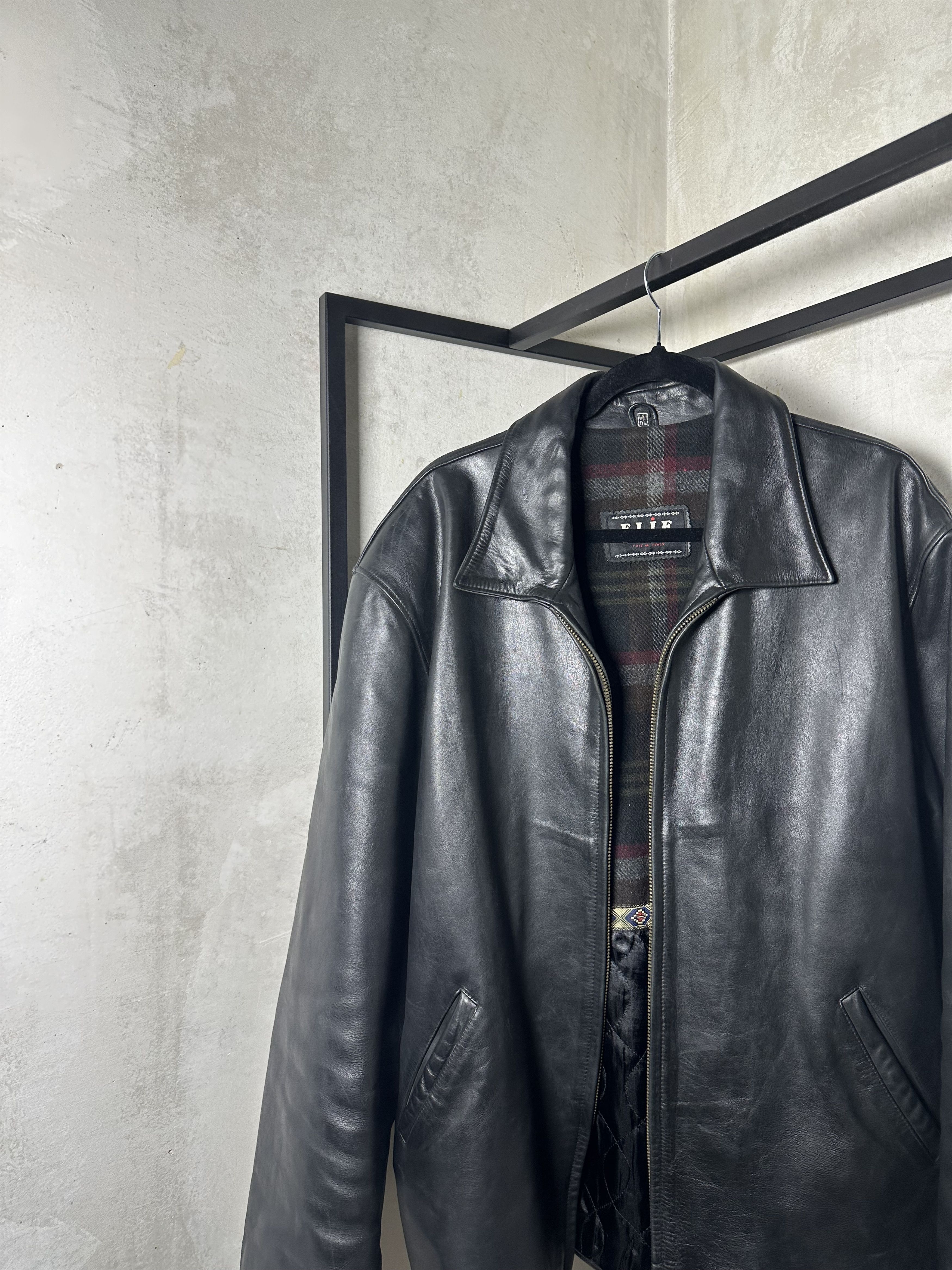 Genuine Leather 00s Vintage Leather Jacket Size US XL / EU 56 / 4 - 3 Thumbnail