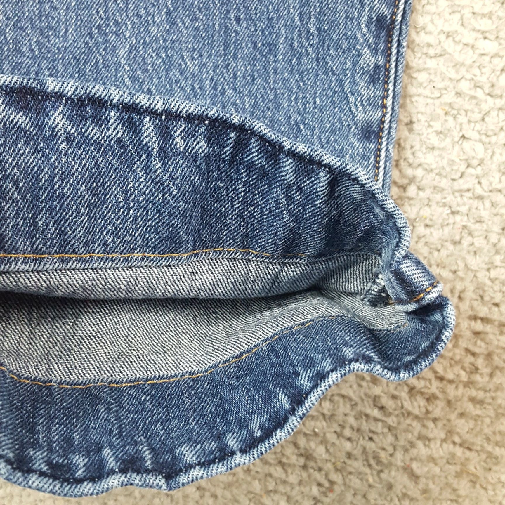 Levi's Levi's Ribcage Jeans Straight Ankle 34x31 Denim Blue 5-Pocket Vintage Unisex Adults Mens Womens Size US 34 / EU 50 - 7 Thumbnail