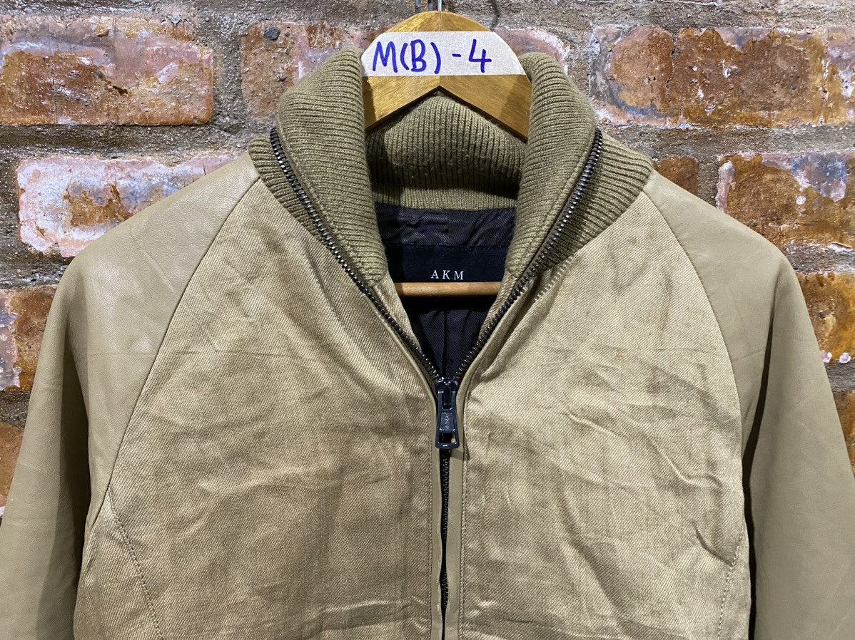 AKM × If Six Was Nine × Japanese Brand 2000s AKM Japan Bono Gimp Leather sleeve Jacket Size US S / EU 44-46 / 1 - 4 Thumbnail