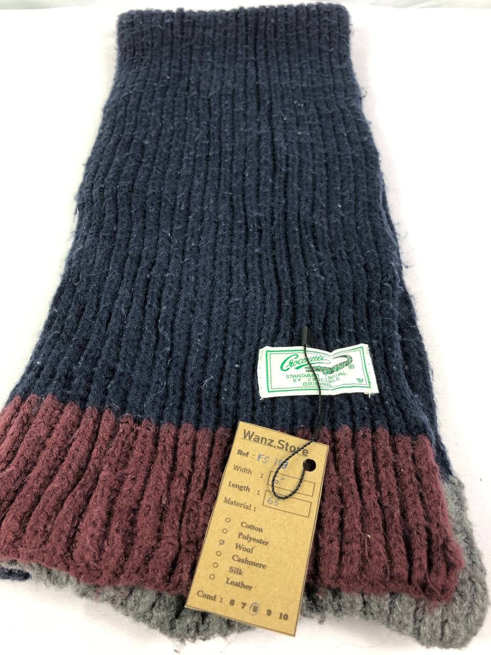 Vintage Crocodile Scarf / Muffler / Neckwear FS183 Size ONE SIZE - 6 Thumbnail
