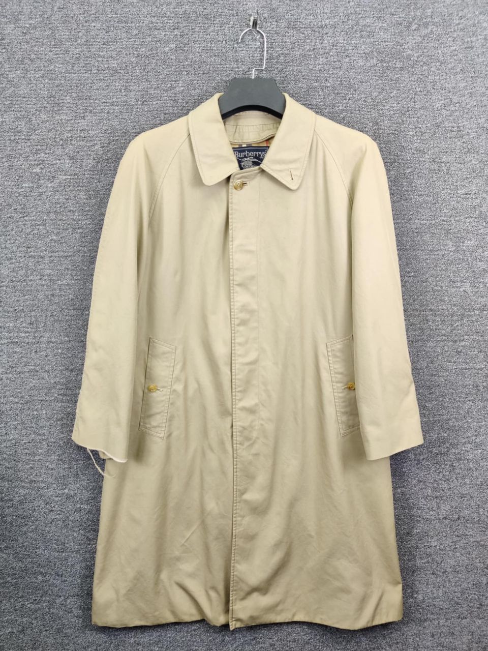 Burberry Vintage Burberrys Nova Check Trench Coat Size US L / EU 52-54 / 3 - 2 Thumbnail