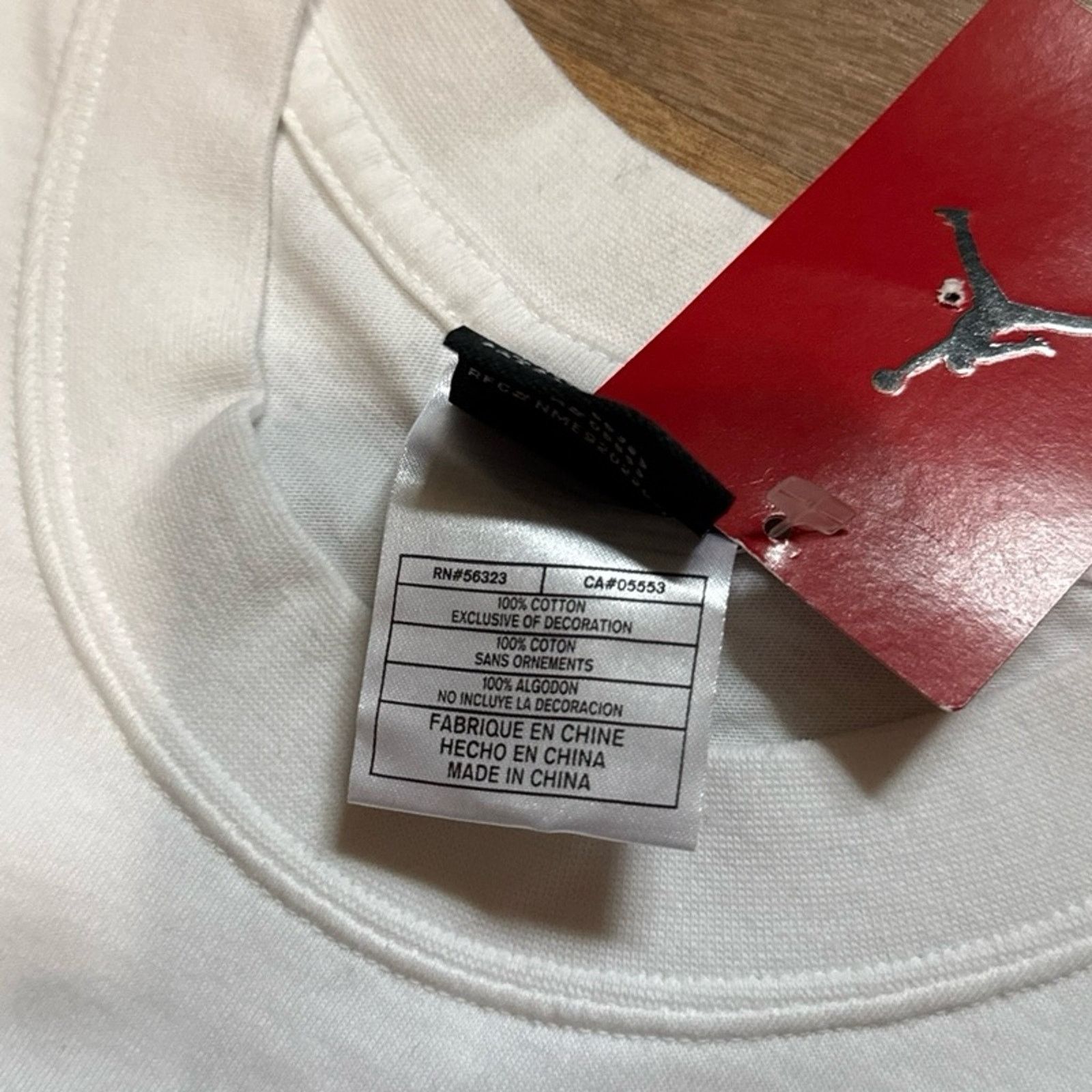 Jordan Brand 2007 Air Jordan Studded Jersey Short Sleeve Shirt Size US L / EU 52-54 / 3 - 8 Thumbnail