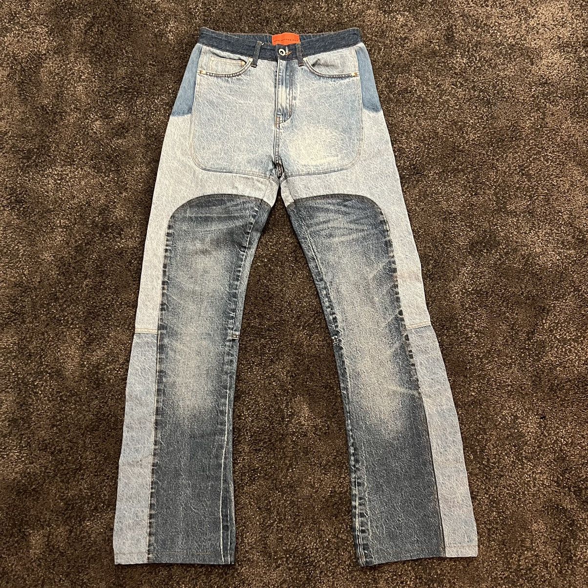 image of Ev Bravado x Who Decides War Stack Flare Denim, Men's (Size 30)