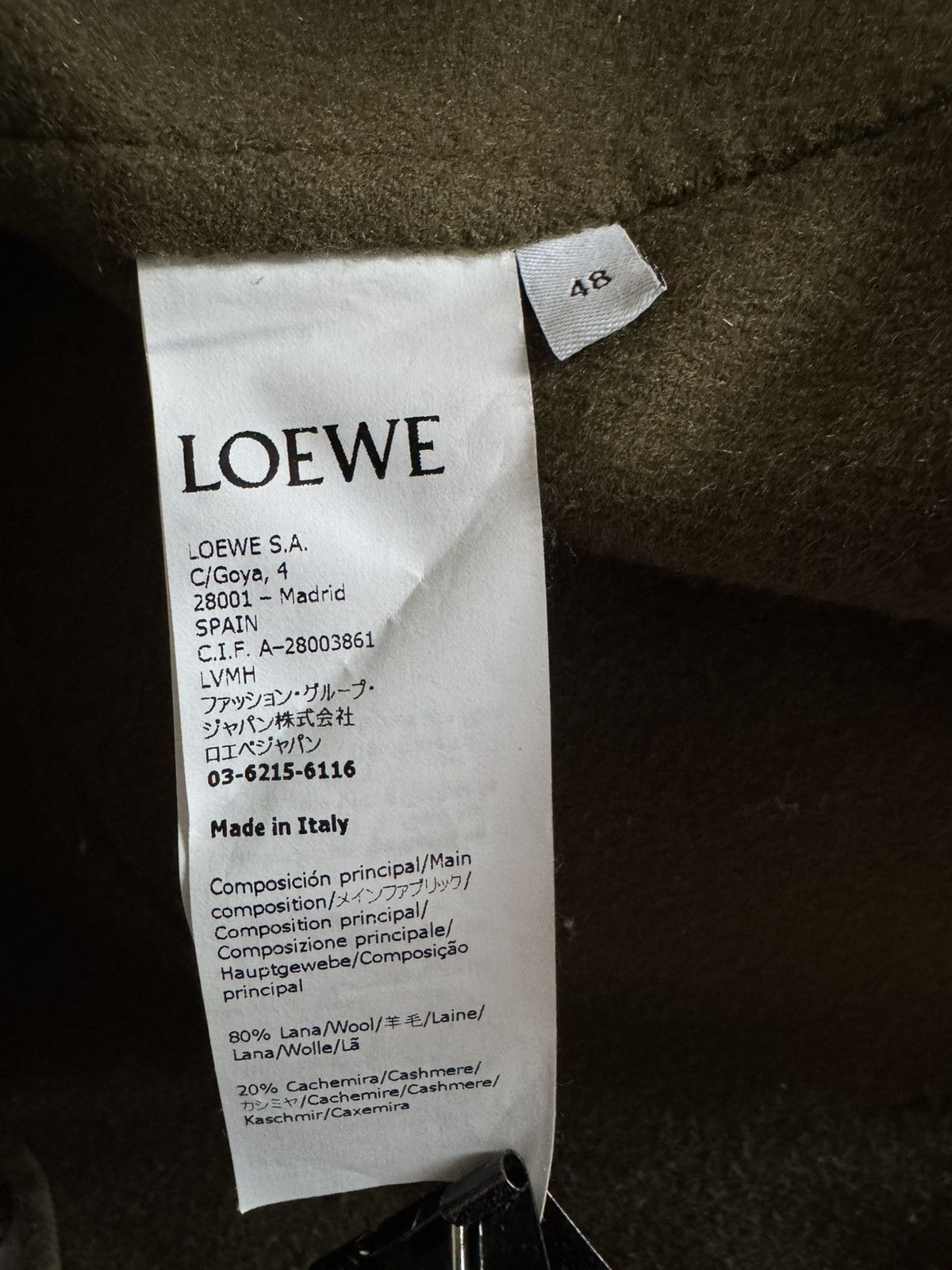 Loewe Cashmere / Wool Workwear Jacket Size US M / EU 48-50 / 2 - 9 Thumbnail