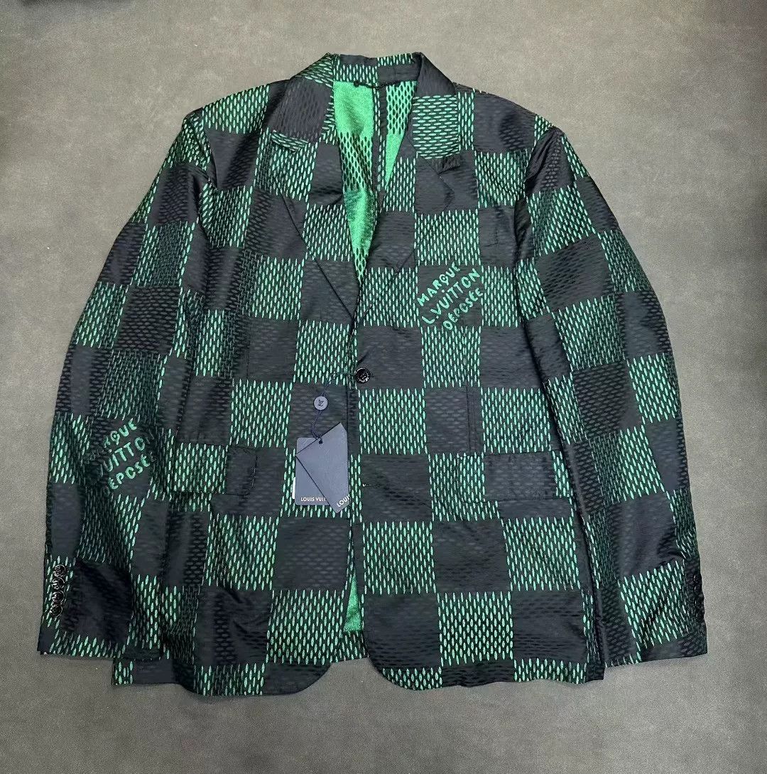 Louis Vuitton Louis Vuitton SS24 Checkered Lapel Jacket Size US M / EU 48-50 / 2 - 1 Thumbnail