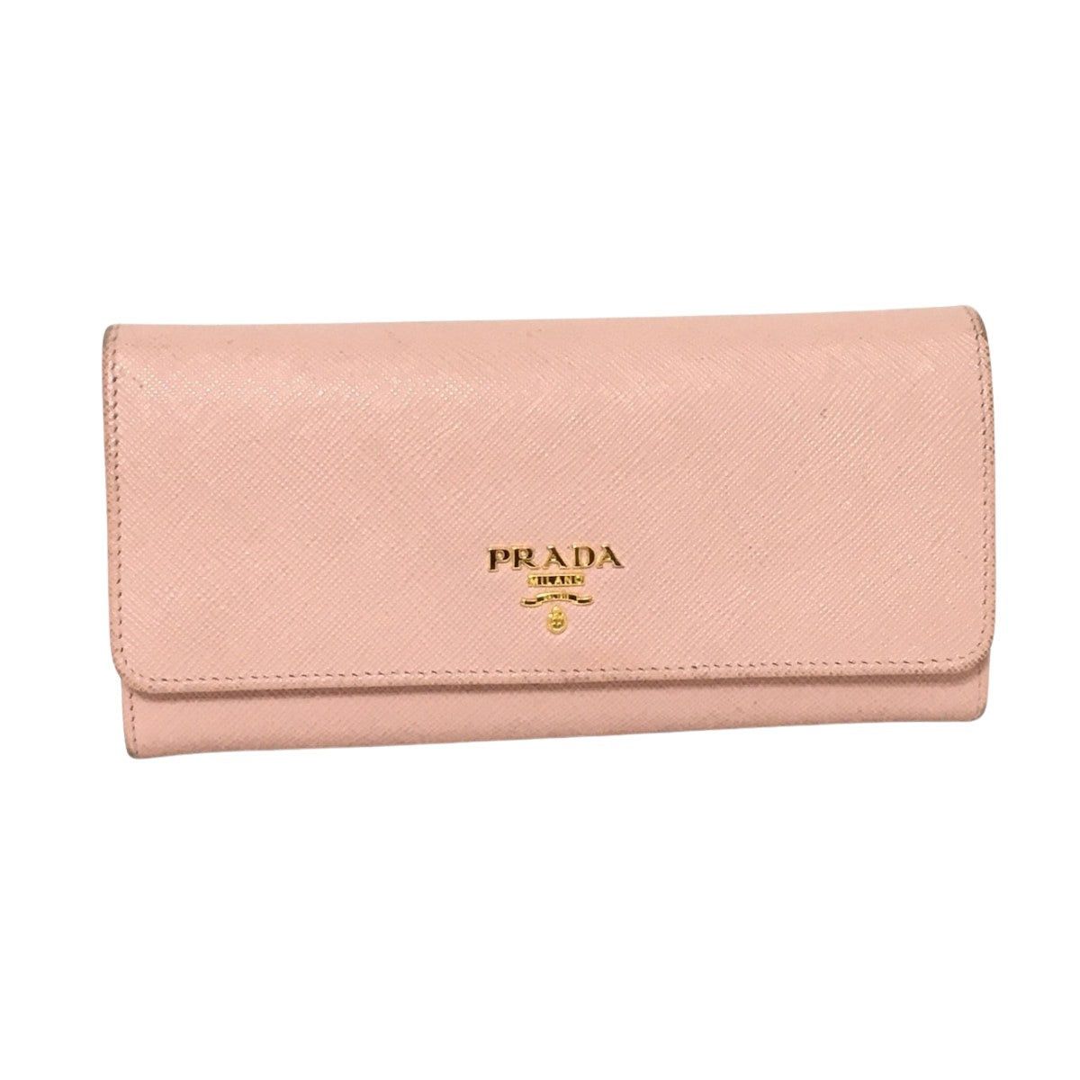 image of Prada Saffiano Wallet in Pink, Women's