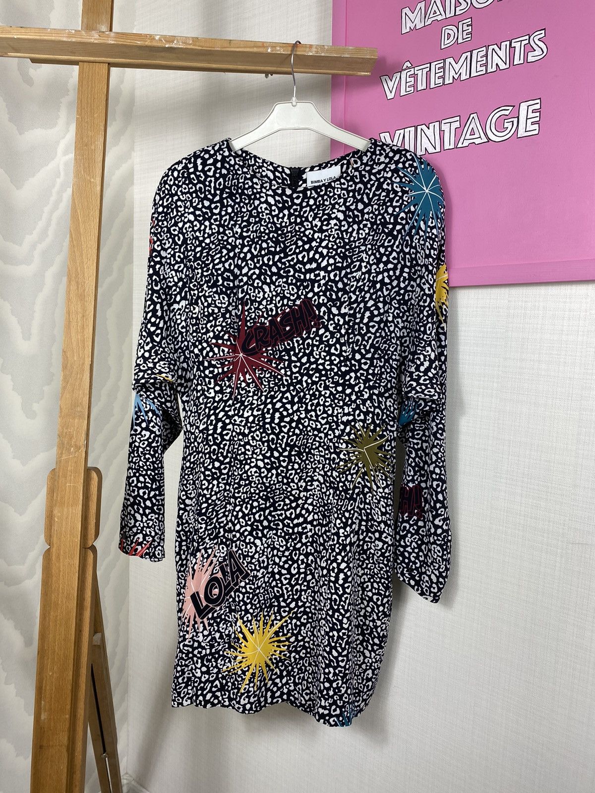 BIMBA Y LOLA Bimba Y Lola Pop Art Leopard Dress Size S / US 4 / IT 40 - 3 Thumbnail