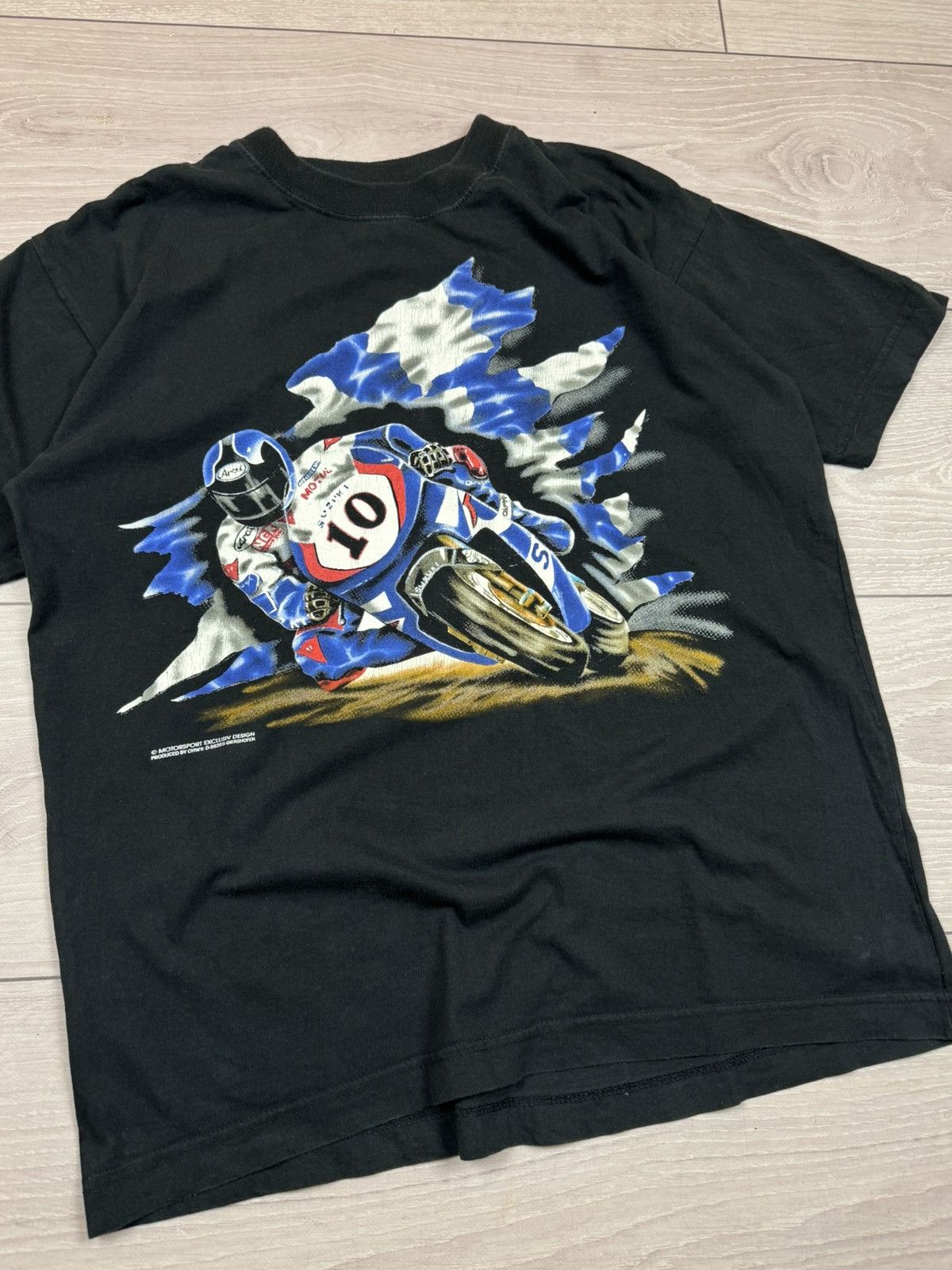Vintage Vintage 00s Suzuki Moto Racing T shirt Size US M / EU 48-50 / 2 - 3 Thumbnail