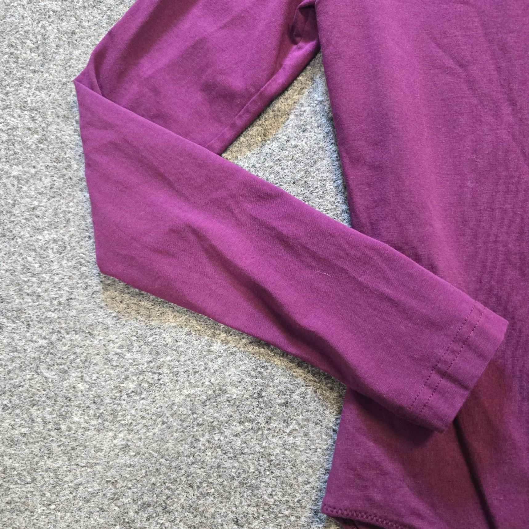 Vintage Pact Bodysuit Womens Small Purple Long Sleeve Scoop Neck Fitted Capsule Casual Size S / US 4 / IT 40 - 4 Thumbnail
