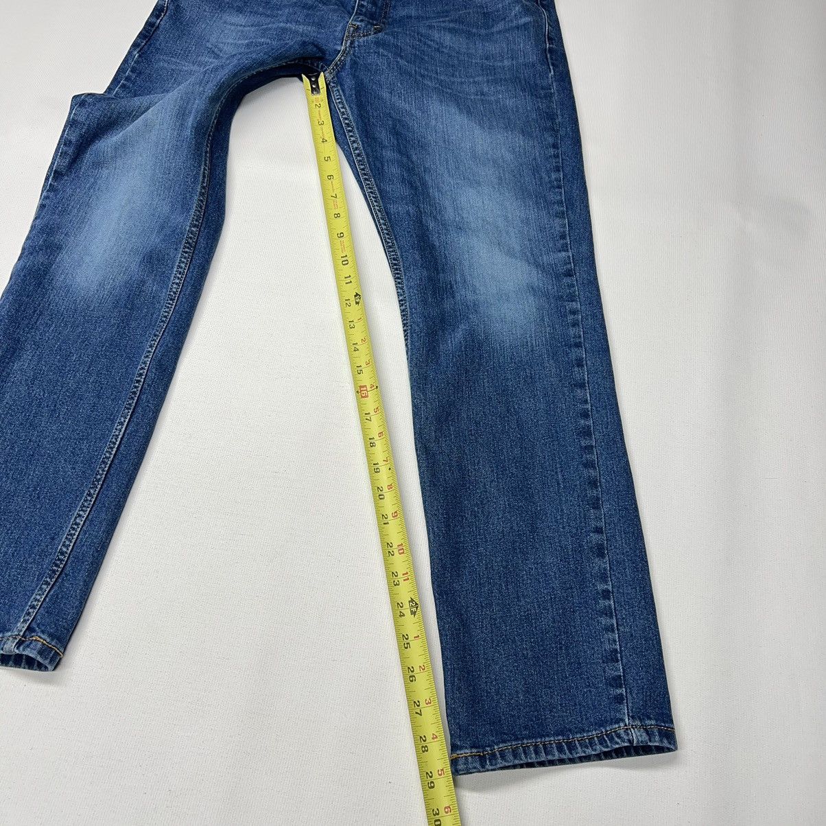 Levi's Levis Premium 511 Jeans Slim Fit Denim Blue Faded Washed Size US 34 / EU 50 - 15 Thumbnail