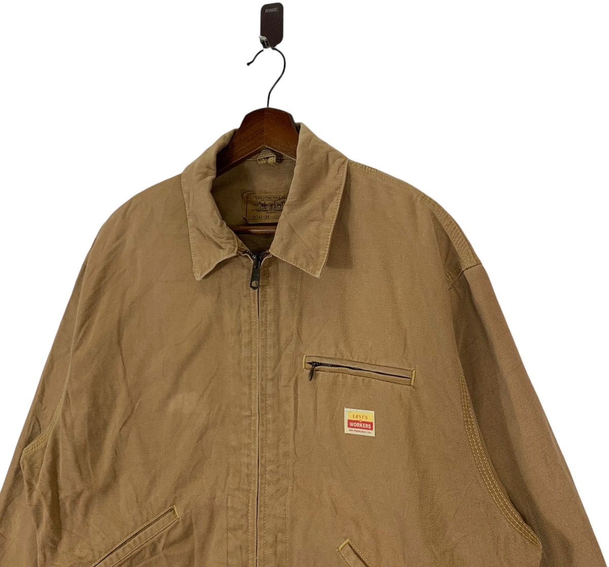 Levi's × Vintage VINTAGE LEVIS DENIM TRUCKERS WORKERS JACKET Size US M / EU 48-50 / 2 - 3 Thumbnail