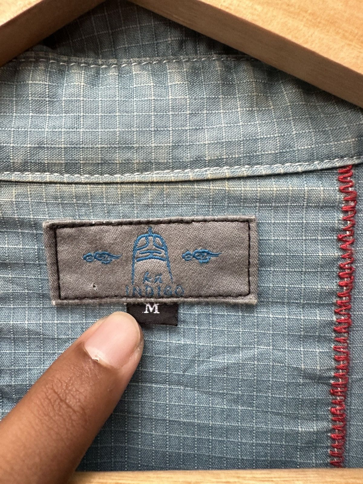 Indigo 👹Vintage Indigo Japan Utility Button Down Jacket Size US M / EU 48-50 / 2 - 9 Thumbnail