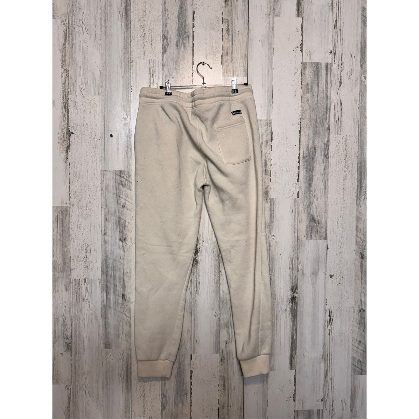 Other Fleece Joggers Beige Cream Sweatpants Size Medium Comfy Fit Size US 31 - 3 Thumbnail