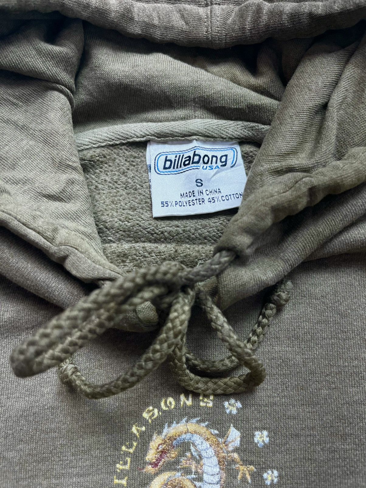 Billabong Vintage 1990s Billabong Dragon Hoodie Size US S / EU 44-46 / 1 - 5 Thumbnail