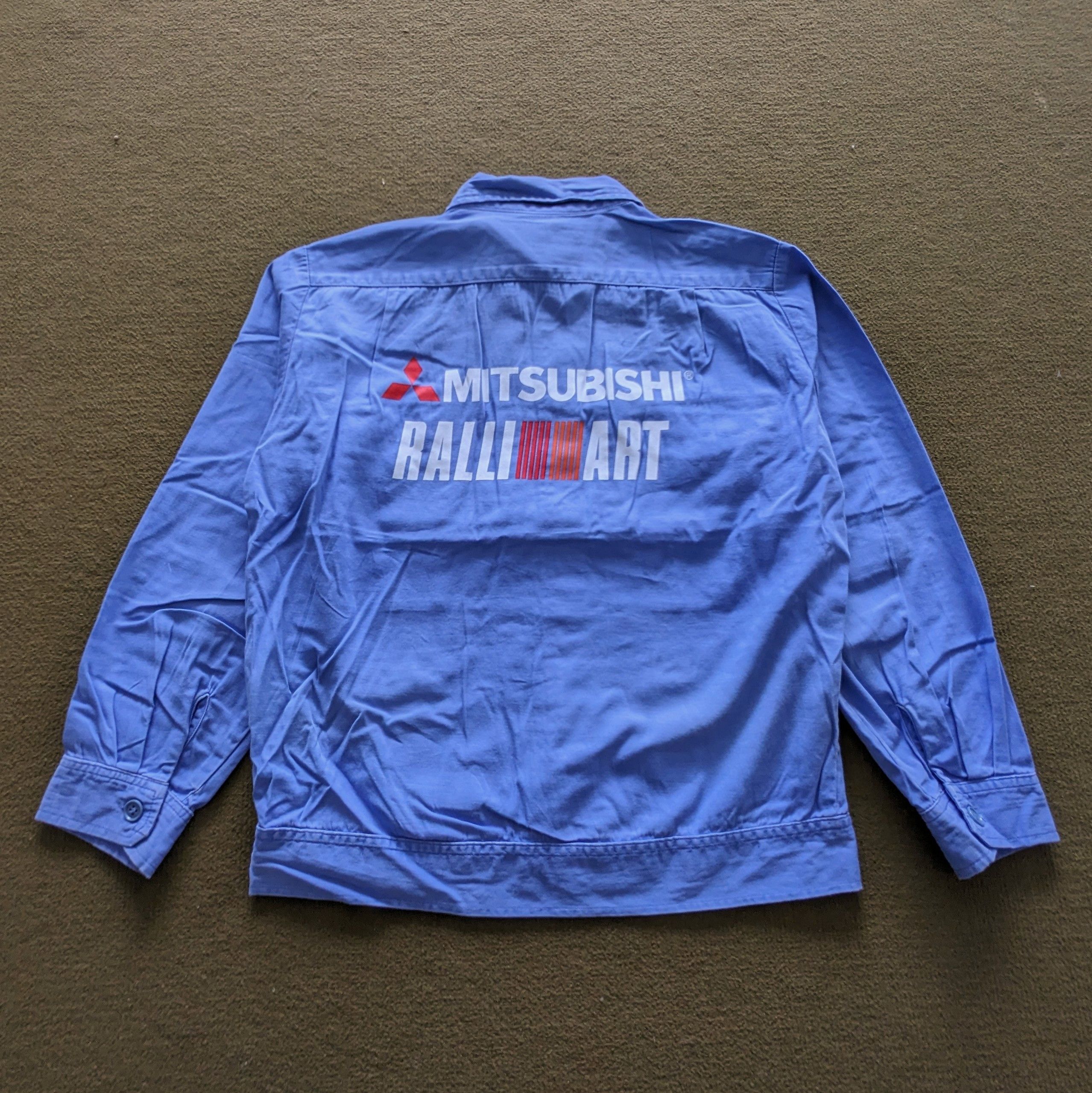 Japanese Brand Vintage MITSUBISHI RALLI ART Racing Uniform Custom Jacket Size US S / EU 44-46 / 1 - 3 Thumbnail