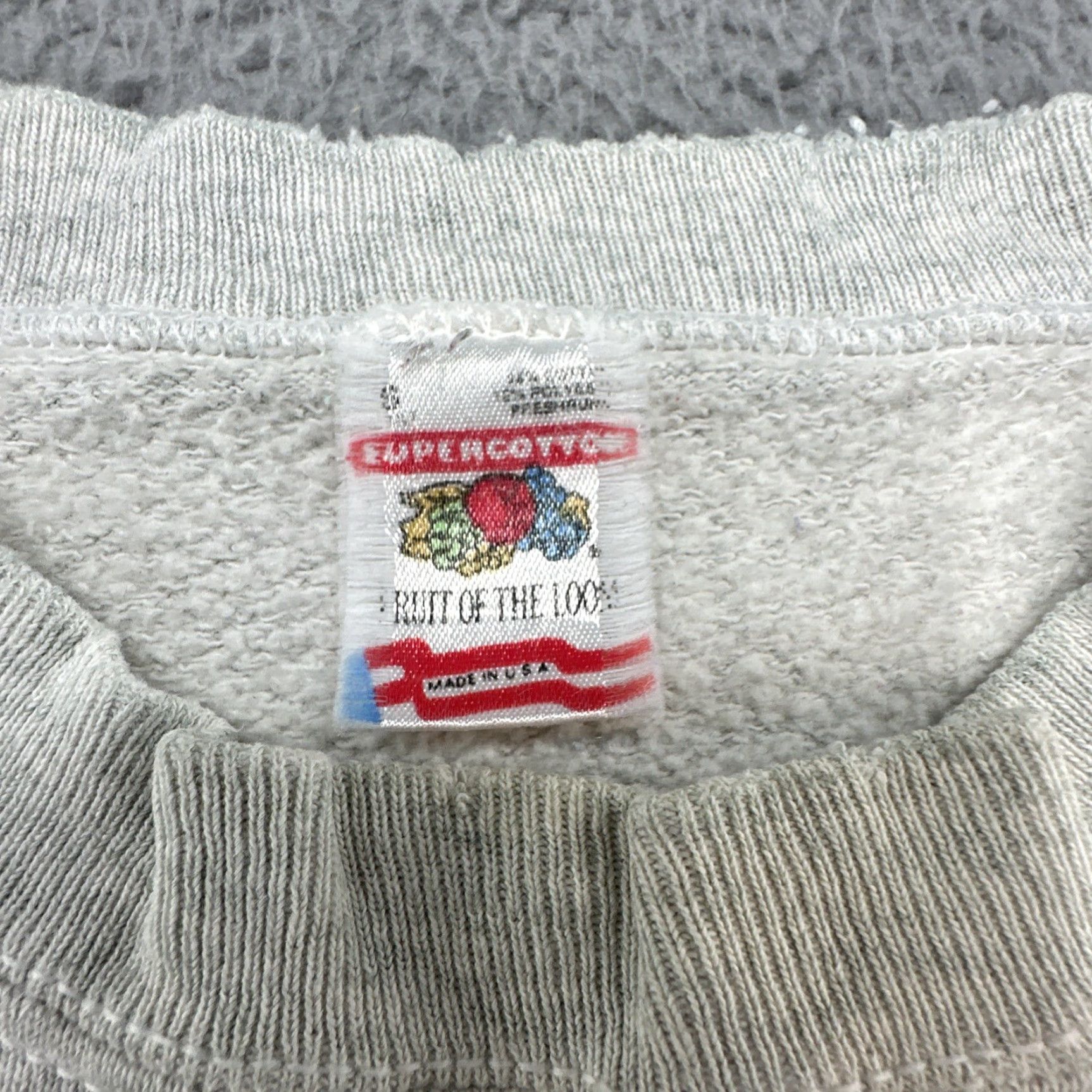 Fruit Of The Loom VINTAGE 80s 90s Spring Grove Soda Pop MN Sweatshirt Distressed Thrashed USA Rare Size US S / EU 44-46 / 1 - 5 Thumbnail