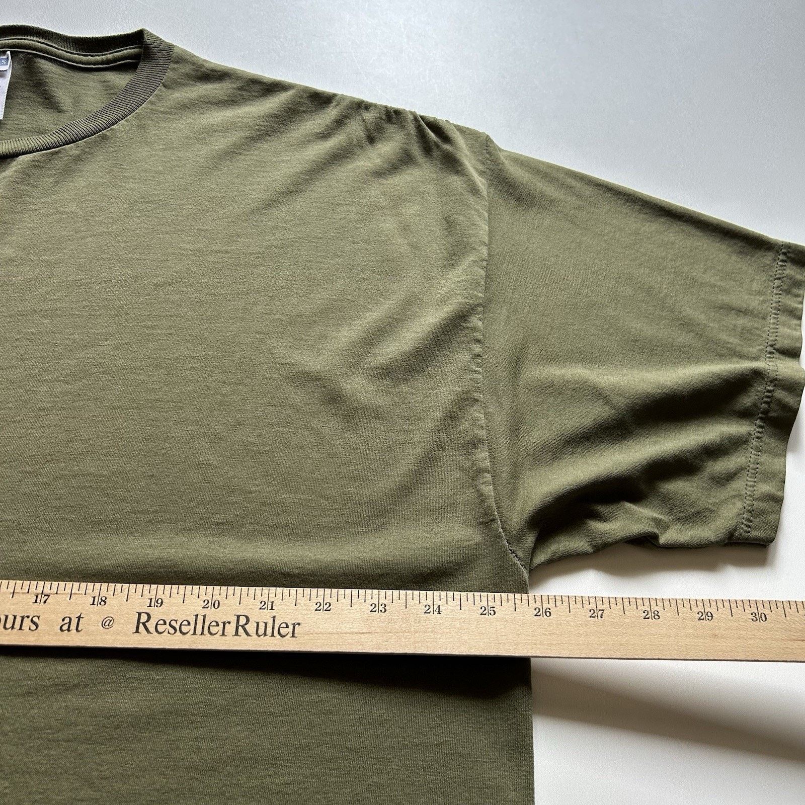 Jerzees Vintage 90s Faded Green Blank Basic T Shirt XL Made In USA Size US XL / EU 56 / 4 - 5 Thumbnail