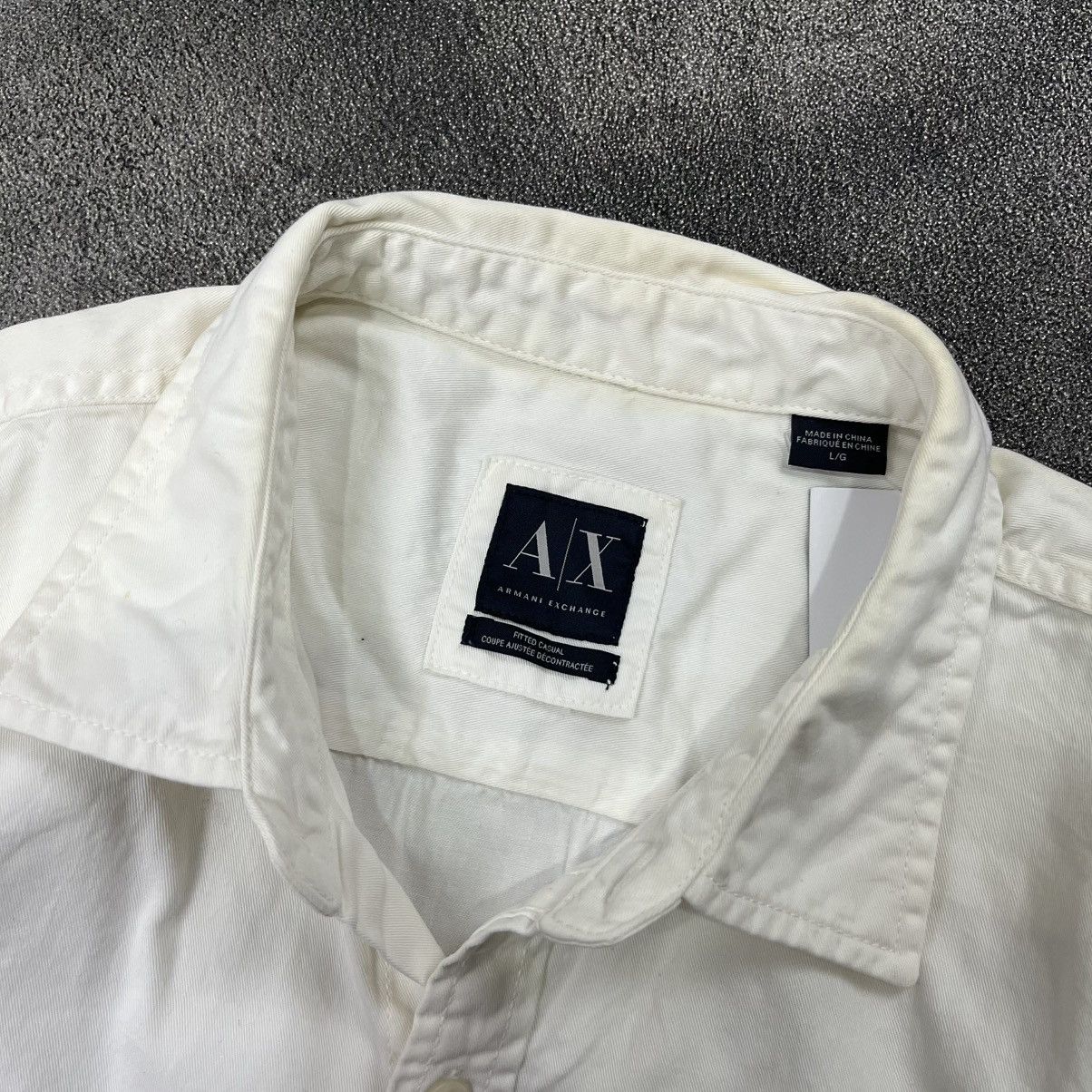 Armani Exchange ARMANI EXCHANGE '15 ombre gradient button up shirt Size US L / EU 52-54 / 3 - 4 Thumbnail