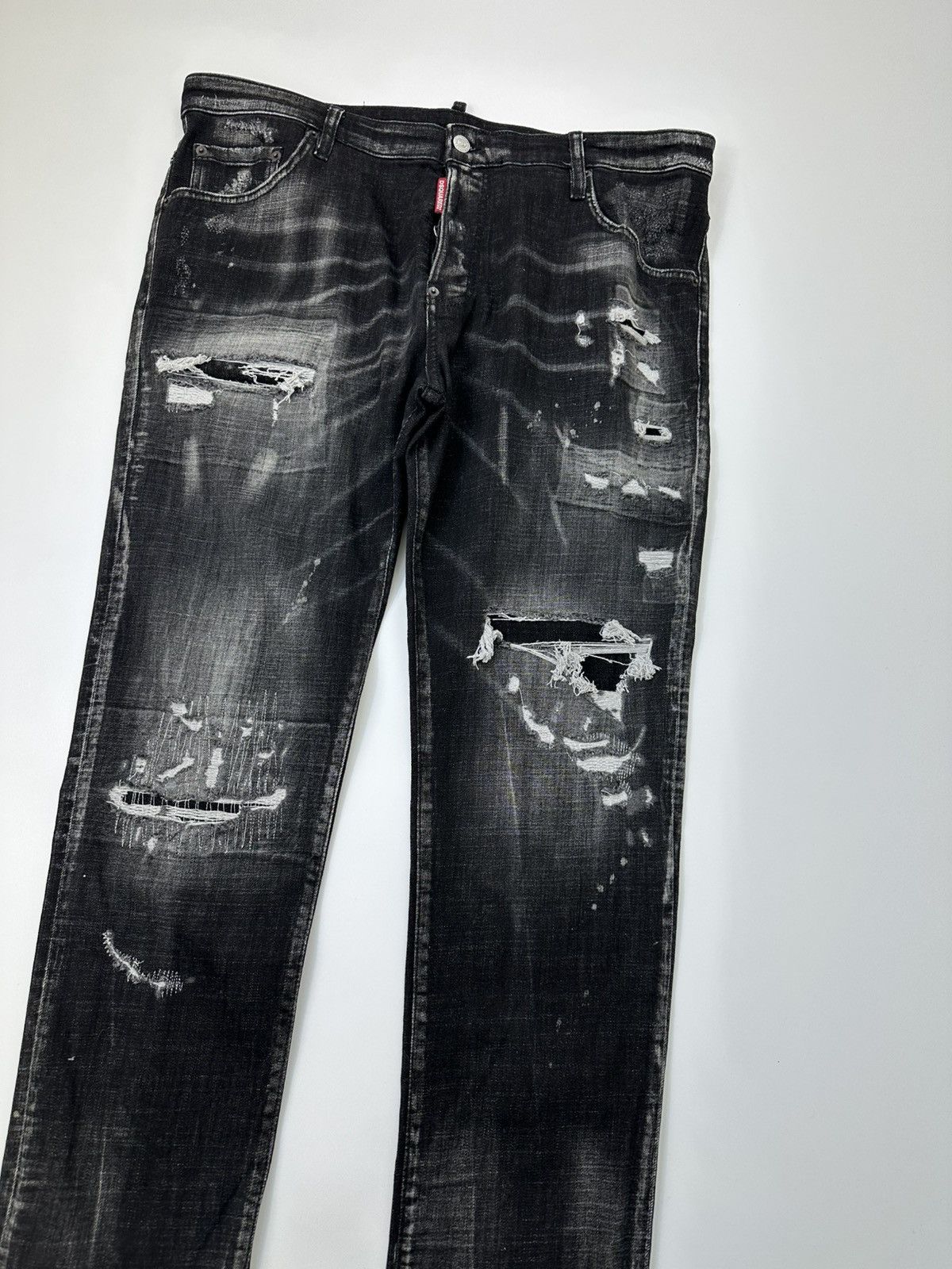 Dsquared2 Dsquared Dark Denim Jeans 54 IT Size Distressed Size US 35 - 4 Thumbnail
