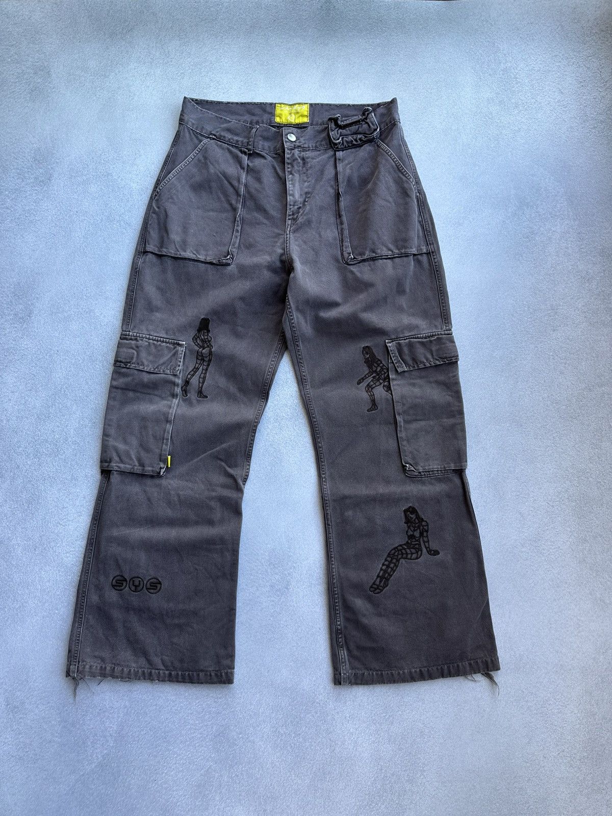 Systemic Systemic (システミック) x Slam Jam Graphic Cargo Pants Size US 32 / EU 48 - 1 Thumbnail