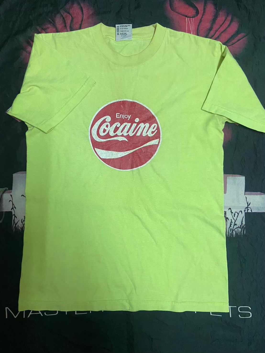 Vintage VTG. Enjoy Cocain Punk T-Shirt. Size M. Size US M / EU 48-50 / 2 - 1 Thumbnail