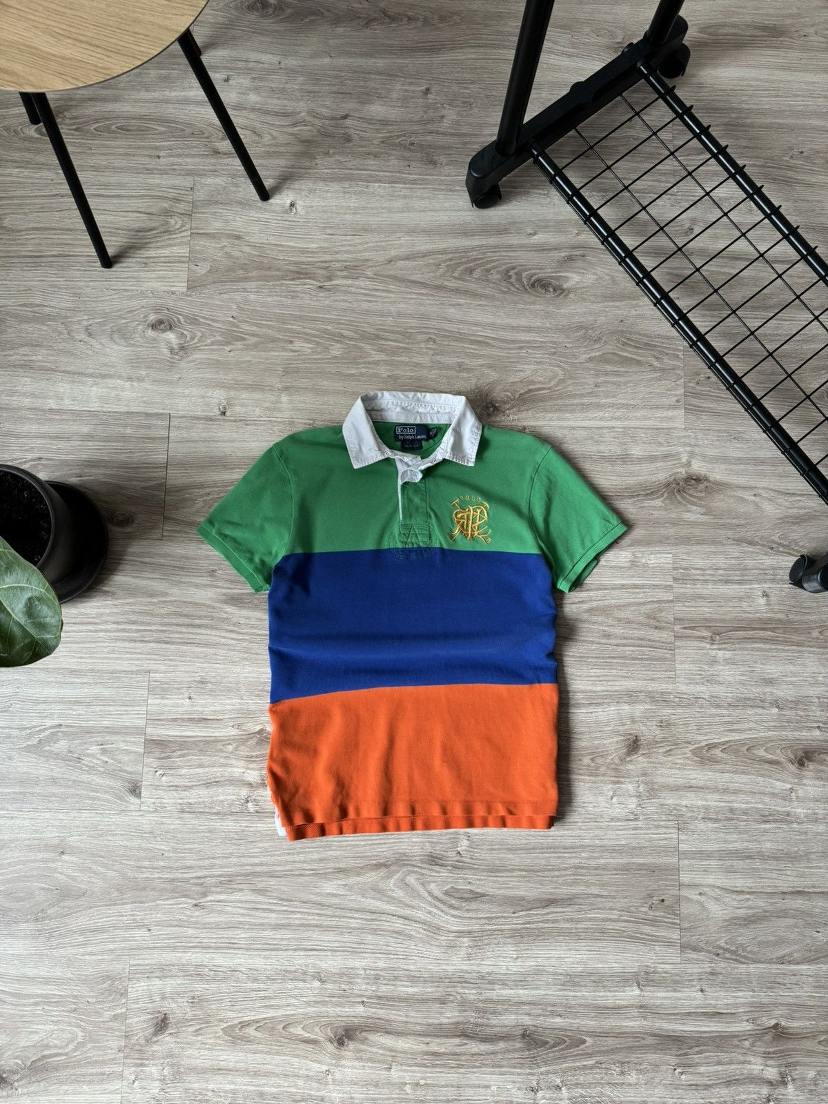 Polo Ralph Lauren × Ralph Lauren × Vintage Vintage Polo Ralph Lauren Striped Polo T Shirt Size US M / EU 48-50 / 2 - 1 Thumbnail