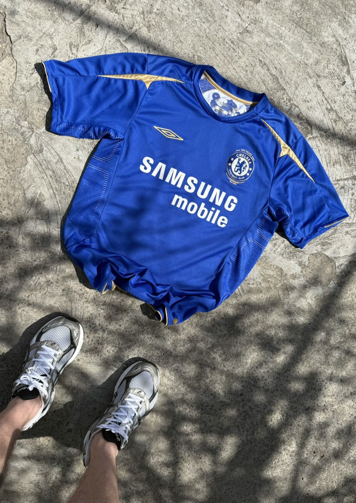 Umbro Vintage Y2K Chelsea London 2005/06 Soccer Jersey Blolecore Size US M / EU 48-50 / 2 - 9 Thumbnail