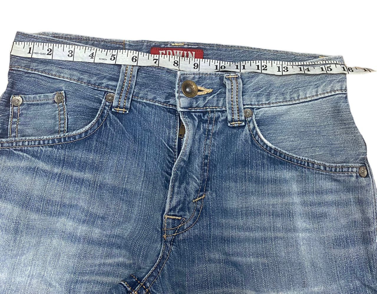 Edwin 💥BEST OFFER💥EDWIN EXCLUSIVE VINTAGE DISTRESSED DENIM Size US 33 - 4 Thumbnail