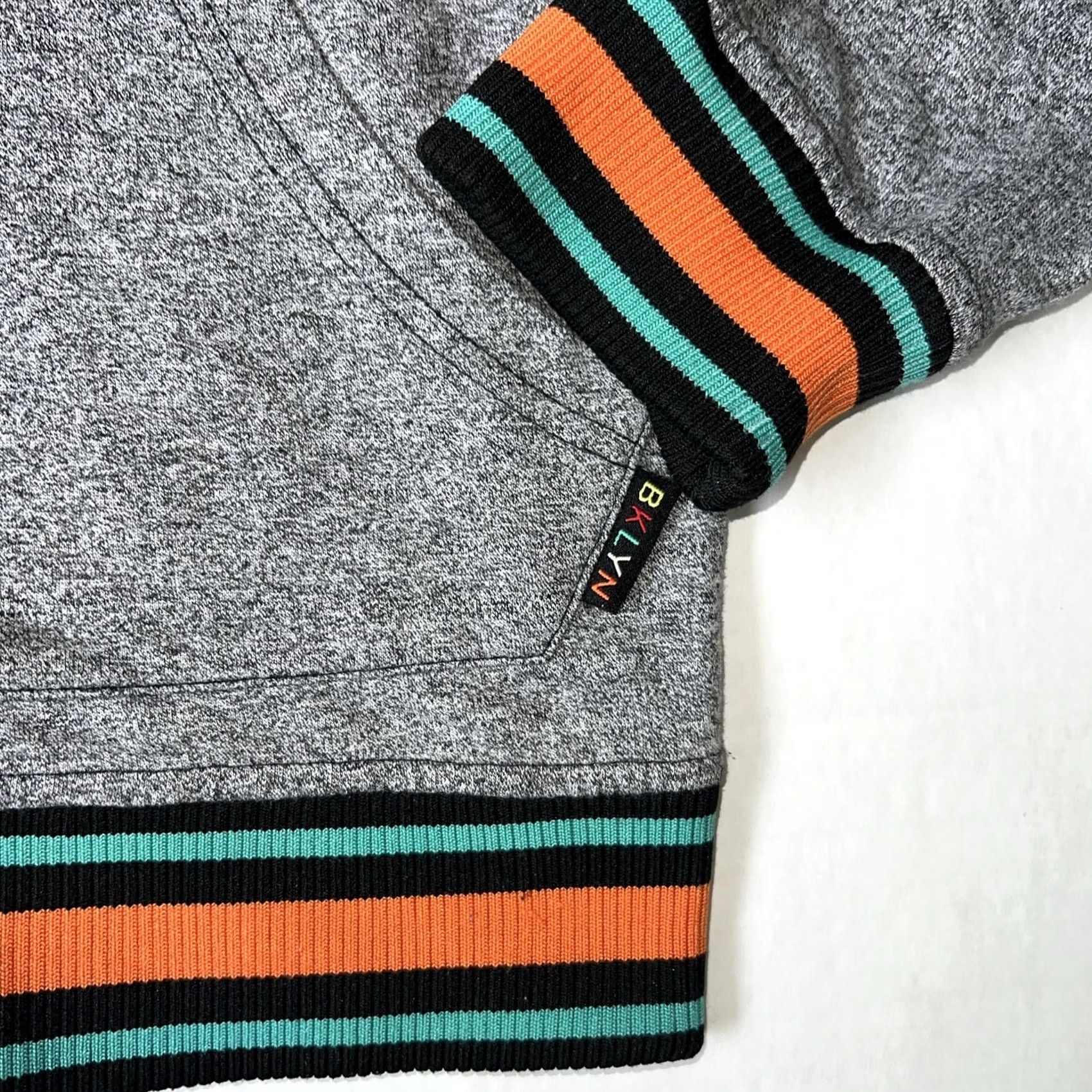 Vintage Brooklyn Cloth Hoodie Unisex Adults Small Gray Graphic Print Full Zip Sweatshirt with Hood Size US S / EU 44-46 / 1 - 3 Thumbnail