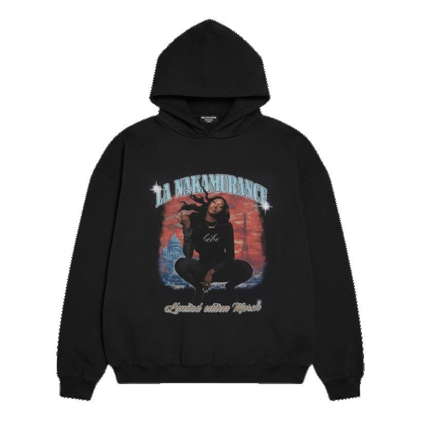 Balenciaga Balenciaga 'Aya Nakamura' Black Hoodie Size US XS / EU 42 / 0 - 1 Preview