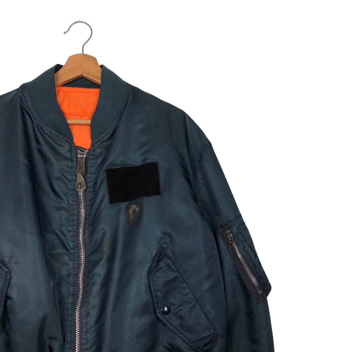 Schott 📌Vintage Reversible Bomber Jacket Ma-1 Schott Made in Usa Size US L / EU 52-54 / 3 - 7 Thumbnail