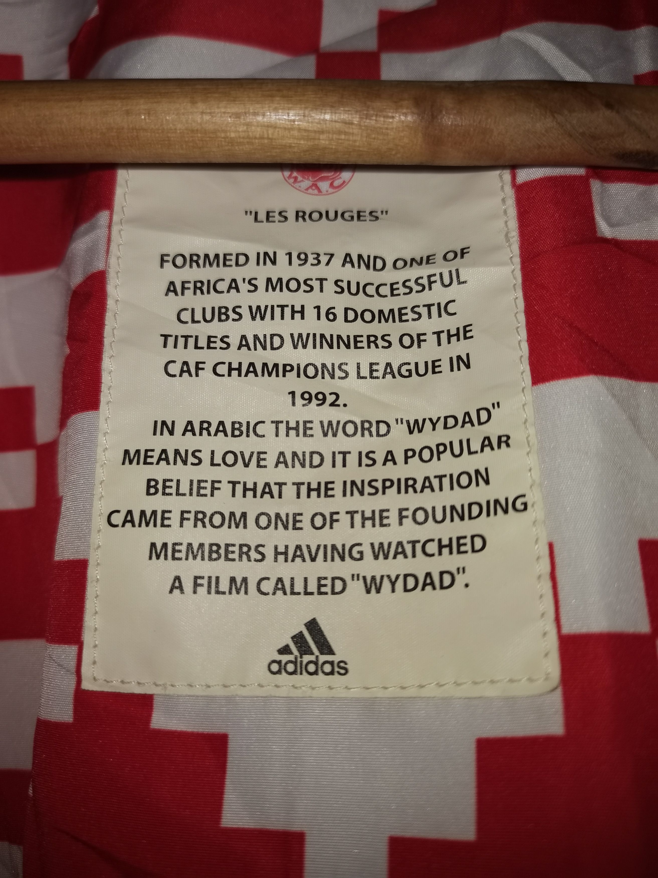 Adidas Adidas les rouges wydad track jacket vintage Size US L / EU 52-54 / 3 - 11 Thumbnail