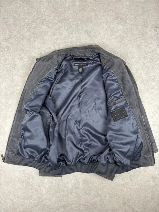 Marc Jacobs Marc Jacobs Grey Suede Leather Premium Jacket Size US M / EU 48-50 / 2 - 7 Thumbnail