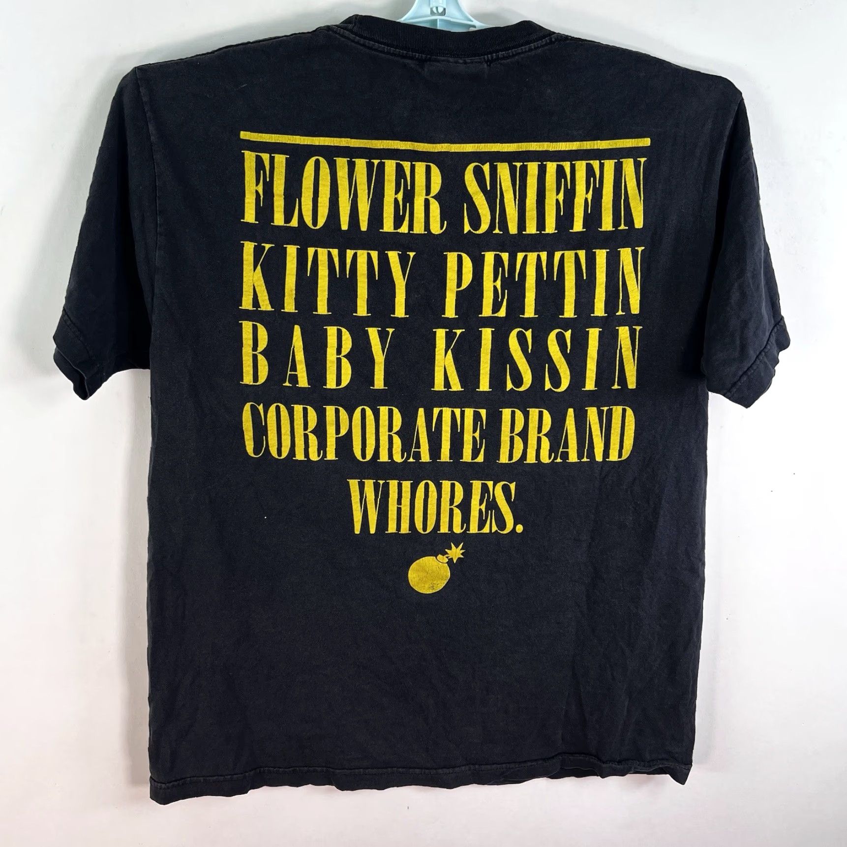 The Hundreds VINTAGE The Hundreds Nirvana Smiley Face Parody T-Shirt Mens Large Black Graphic Print 90s Band Rock Retro Size US L / EU 52-54 / 3 - 4 Thumbnail