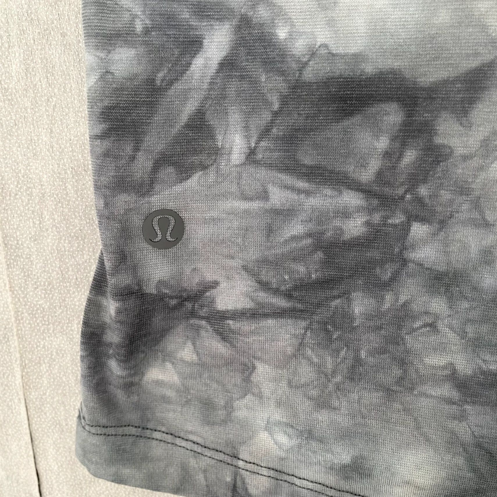 Lululemon Lululemon Polo Shirt Adult Medium Gray Tie Dye Snap Button Golf Active Mens M Size US M / EU 48-50 / 2 - 5 Thumbnail