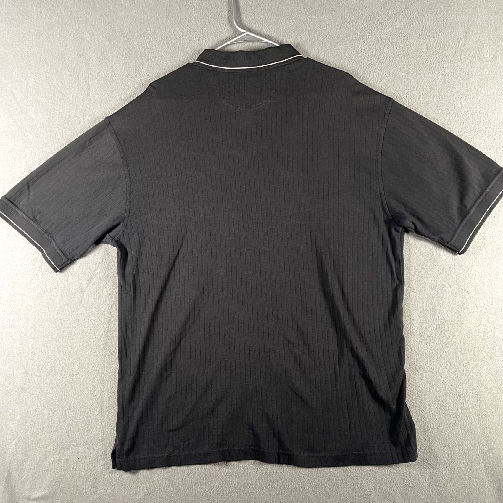 Vintage Greg Norman Polo Shirt Mens XL Black Shark Logo Golf Classic Cotton Casual Top Size US XL / EU 56 / 4 - 2 Thumbnail