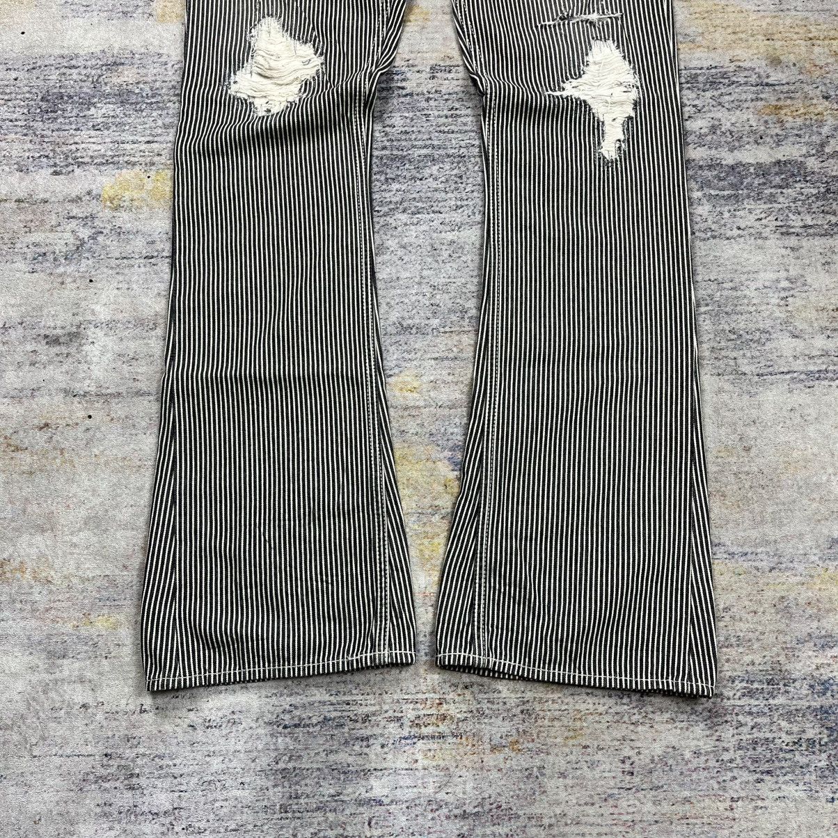 Backbone Back bone hickory flared denim pants Size US 32 / EU 48 - 3 Thumbnail