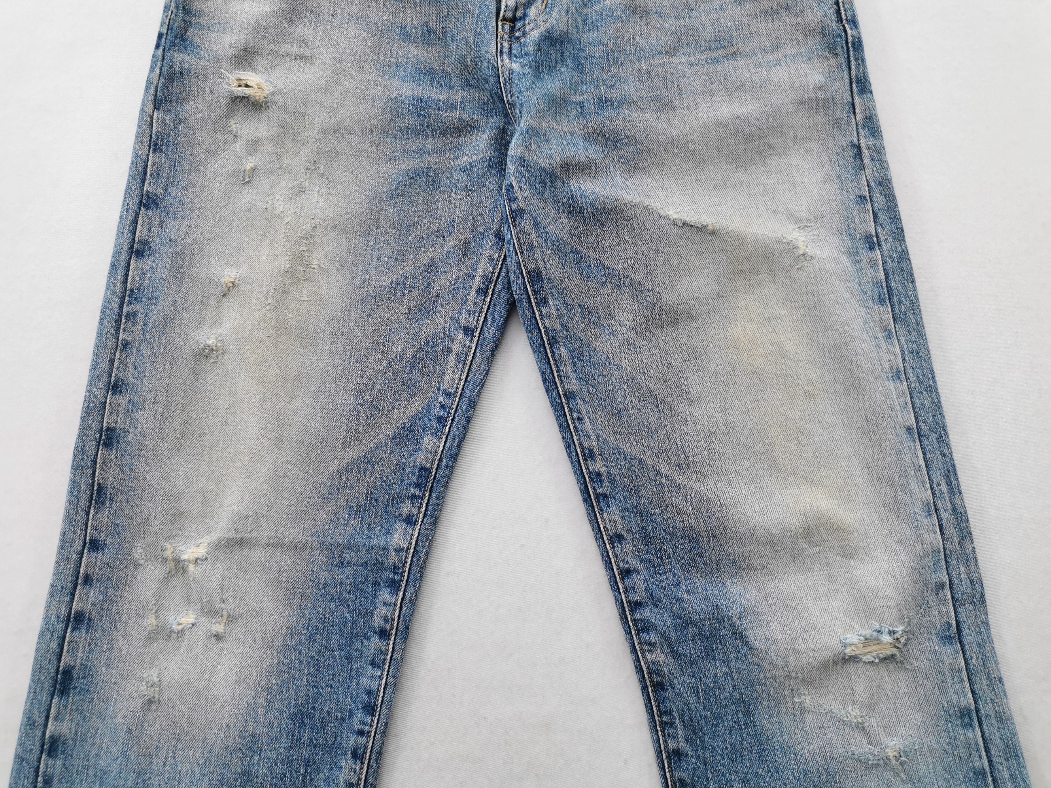 Katharine Hamnett London Distressed Vintage 90's Katharine Hamnett Selvedge Denim Size US 34 / EU 50 - 7 Thumbnail