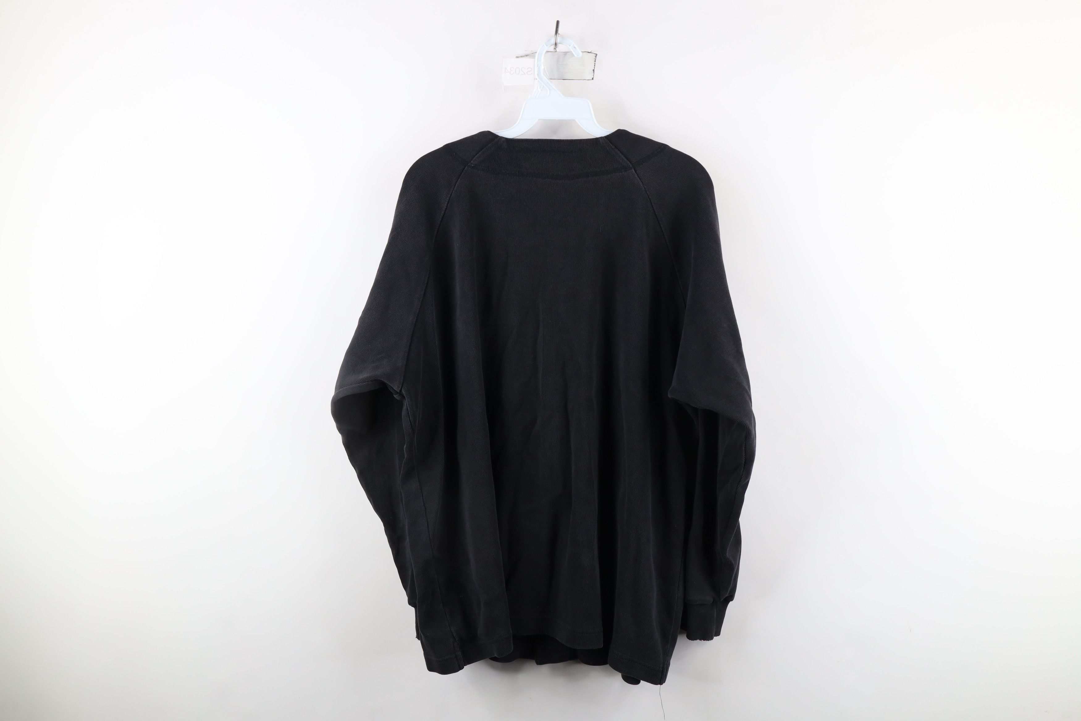 Vintage Vintage 90s Streetwear Heavyweight Ribbed Knit Button Shirt Size US S / EU 44-46 / 1 - 11 Thumbnail