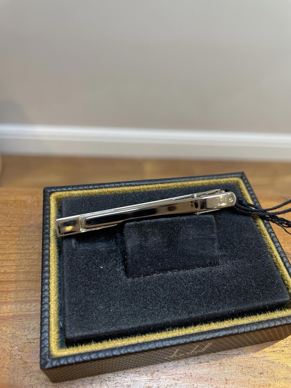 Alfred Dunhill Dunhill Silver And Onyx Tie Bar Size ONE SIZE - 2 Thumbnail