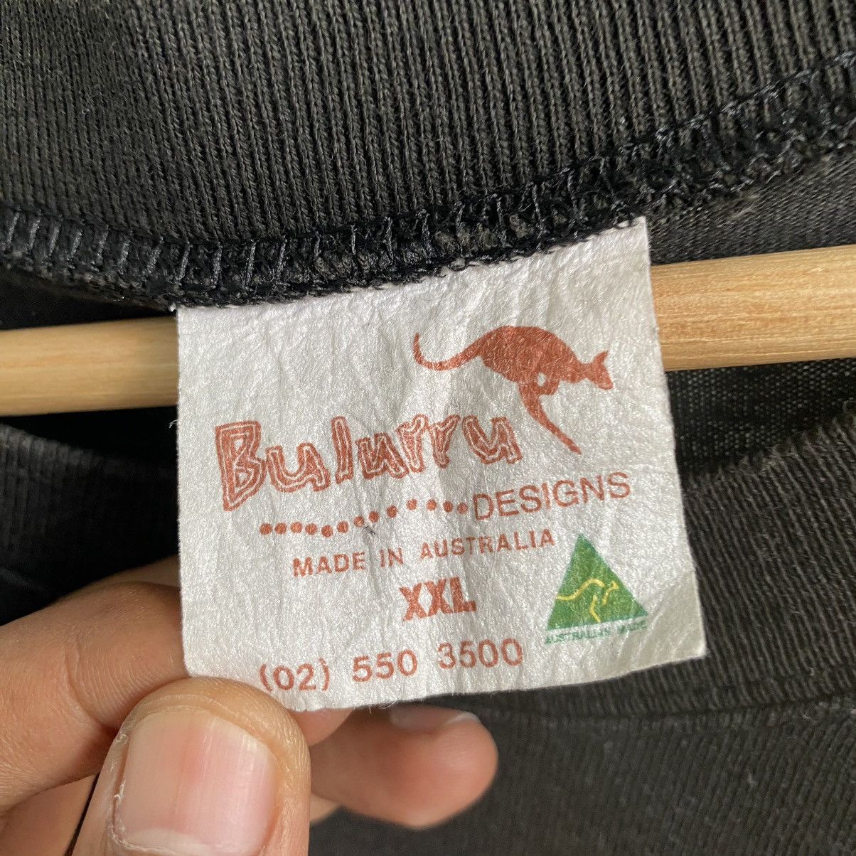 Man Made In Australia Thrashed Faded Vintage 90s Bulurru Kangaroo Australia Art T Size US XXL / EU 58 / 5 - 6 Thumbnail
