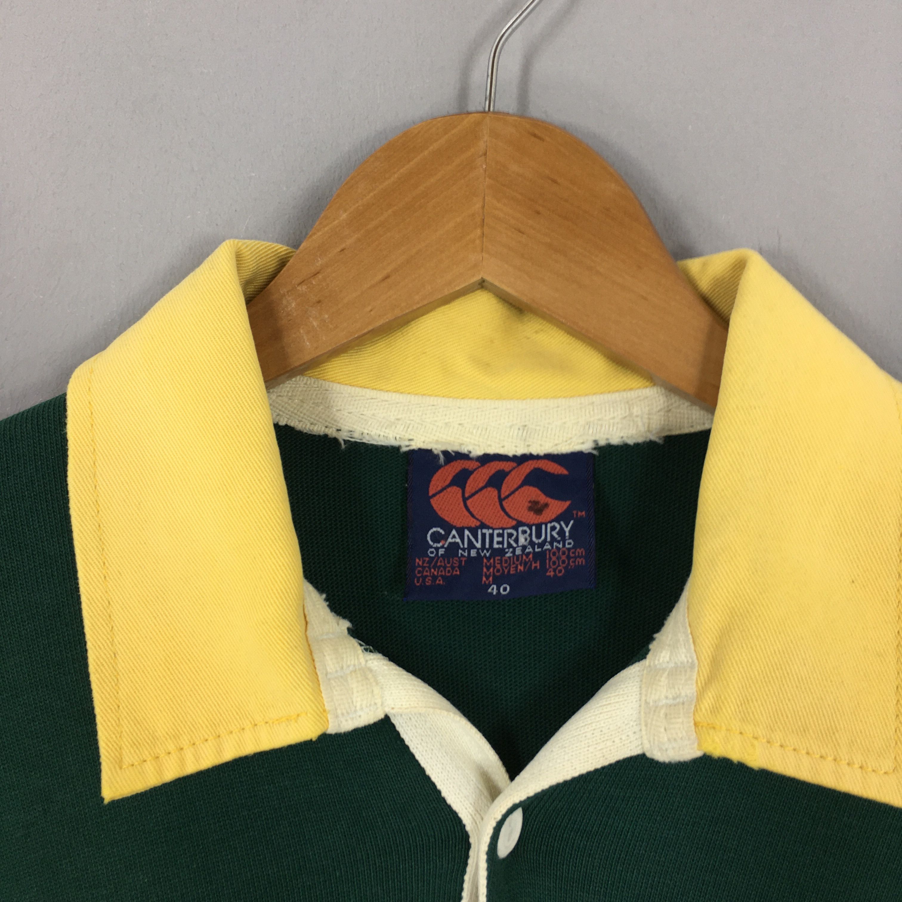 Canterbury of New Zealand Vintage Canterbury South Africa Rugby Union Shirt Medium Size US M / EU 48-50 / 2 - 5 Thumbnail