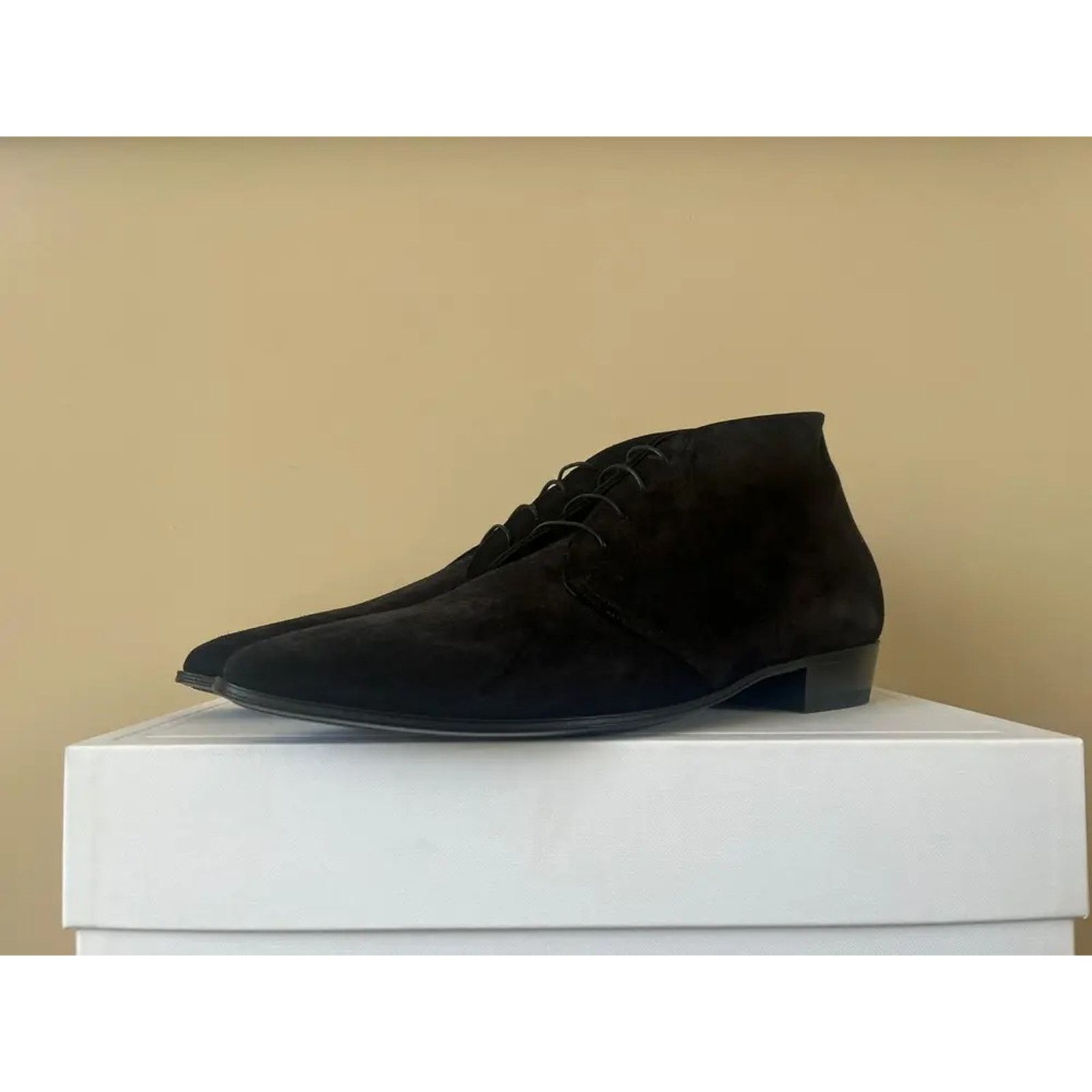 Celine o1rshd1 Desert 30 Boots in Suede in Black 40.5 Size US 7.5 / EU 40-41 - 2 Thumbnail