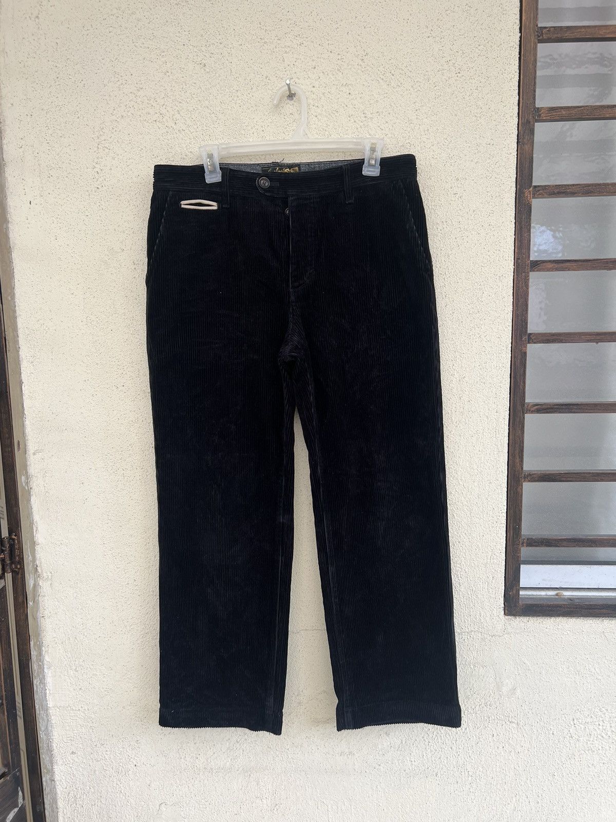 Freewheelers Evilact Japan Hell Made Black Corduroy Trouser Pant Size US 31 - 6 Thumbnail